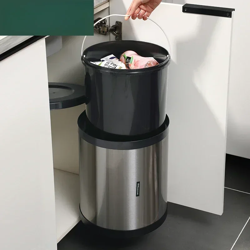Kitchen trash can Recessed cabinet Hidden trash can Large cabinet Stainless steel sink Under trash can
Kitchen trash can Recessed cabinet Hidden trash can Large cabinet Stainless steel sink Under trash can