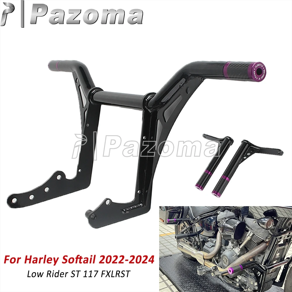 Front&Rear Crash Bar Motorcycle Highway Saddlebag Rail Protector Guard For Harley Softail Low Rider ST 117 FXLRST 2022 2023 2024
Front&Rear Crash Bar Motorcycle Highway Saddlebag Rail Protector Guard For Harley Softail Low Rider ST 117 FXLRST 2022 2023 2024