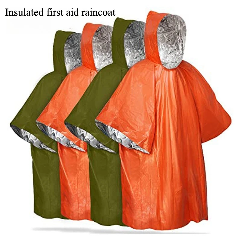 Survival Emergency Camping FieldThickened InsulationRaincoat Warm Equipment Survival Blanket Outdoor First Aid Portable Raincoat
Survival Emergency Camping FieldThickened InsulationRaincoat Warm Equipment Survival Blanket Outdoor First Aid Portable Raincoat