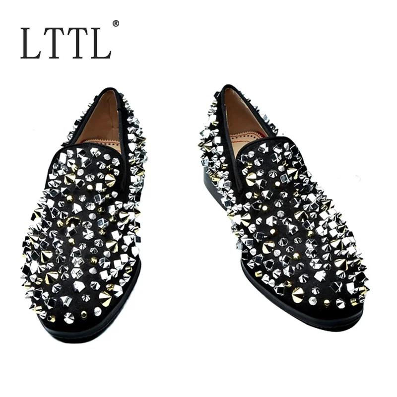 Luxury Brand Spike Rhinestone Loafers Suede Shoes Men Rivet Shoes Designer Handmade Italian Dress Shoes Party Wedding Shoes
Luxury Brand Spike Rhinestone Loafers Suede Shoes Men Rivet Shoes Designer Handmade Italian Dress Shoes Party Wedding Shoes