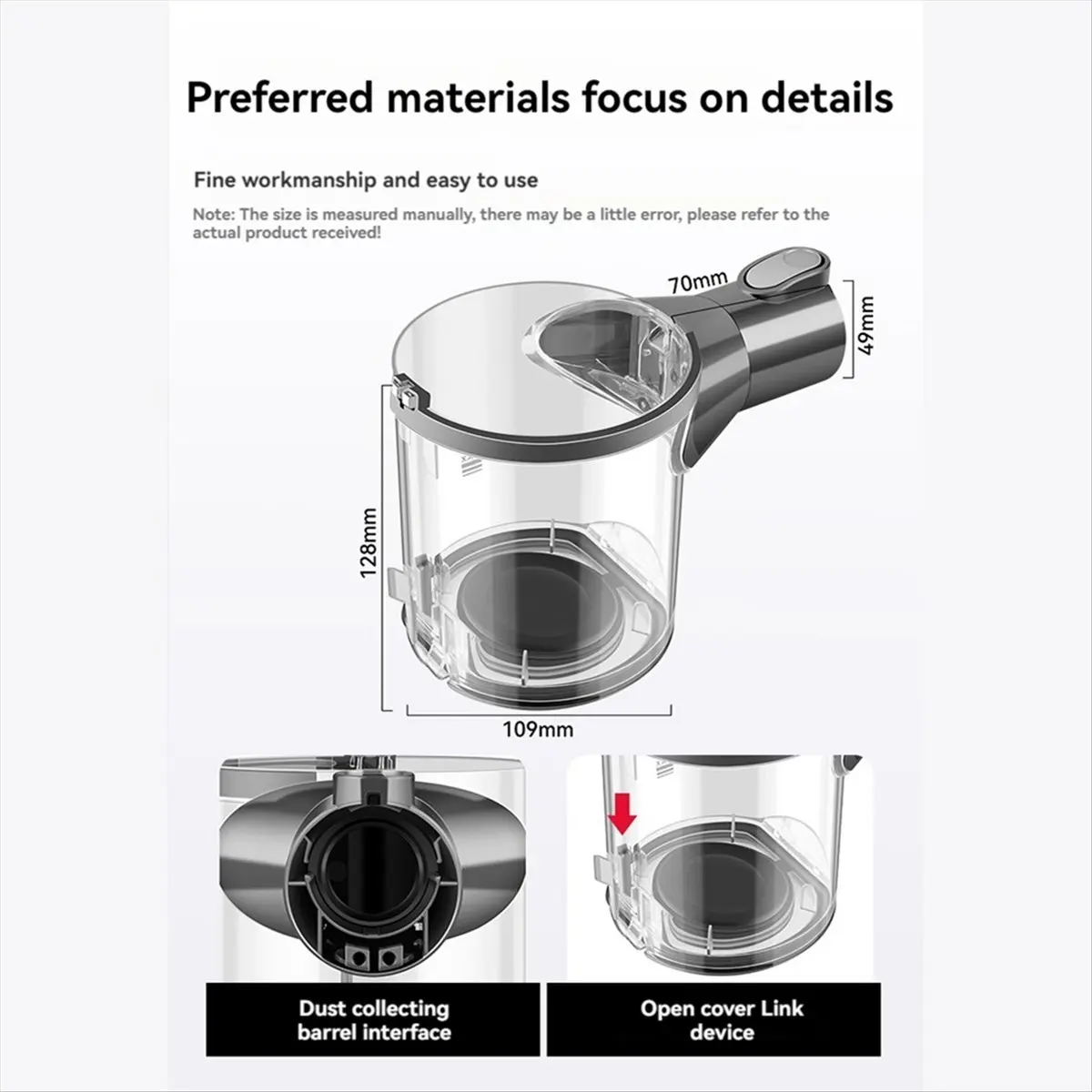 Пылесборник X11A для пылесосов Dyson V6, DC58, DC59, DC62, DC74: Нижняя и верхняя крышки, циклонный пылесборник (A)
Пылесборник X11A для пылесосов Dyson V6, DC58, DC59, DC62, DC74: Нижняя и верхняя крышки, циклонный пылесборник (A)