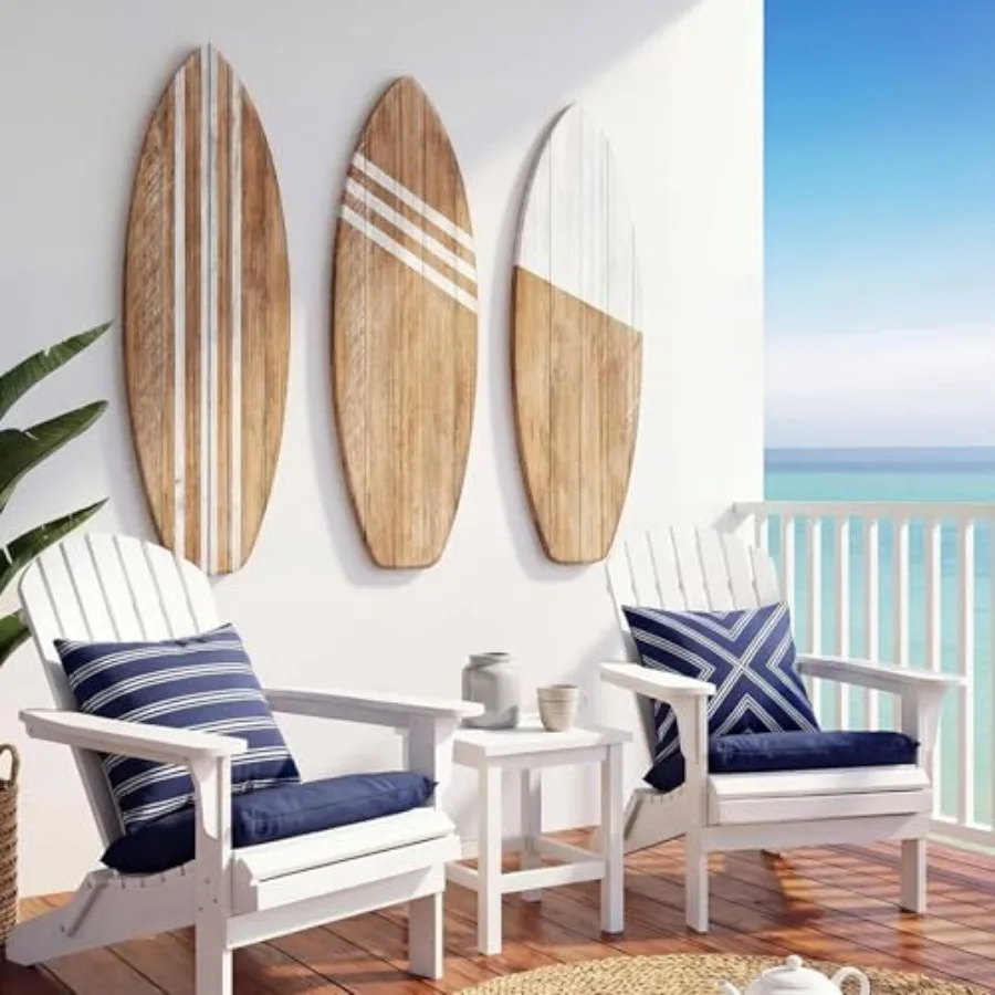 3 Pcs Surfboard Wall Decor, 36" x 12" Large en Surfboard Wall Art Set, Beach Room Decor Aesthetic Beachy Tropical Surf Board Ar
3 Pcs Surfboard Wall Decor, 36" x 12" Large en Surfboard Wall Art Set, Beach Room Decor Aesthetic Beachy Tropical Surf Board Ar