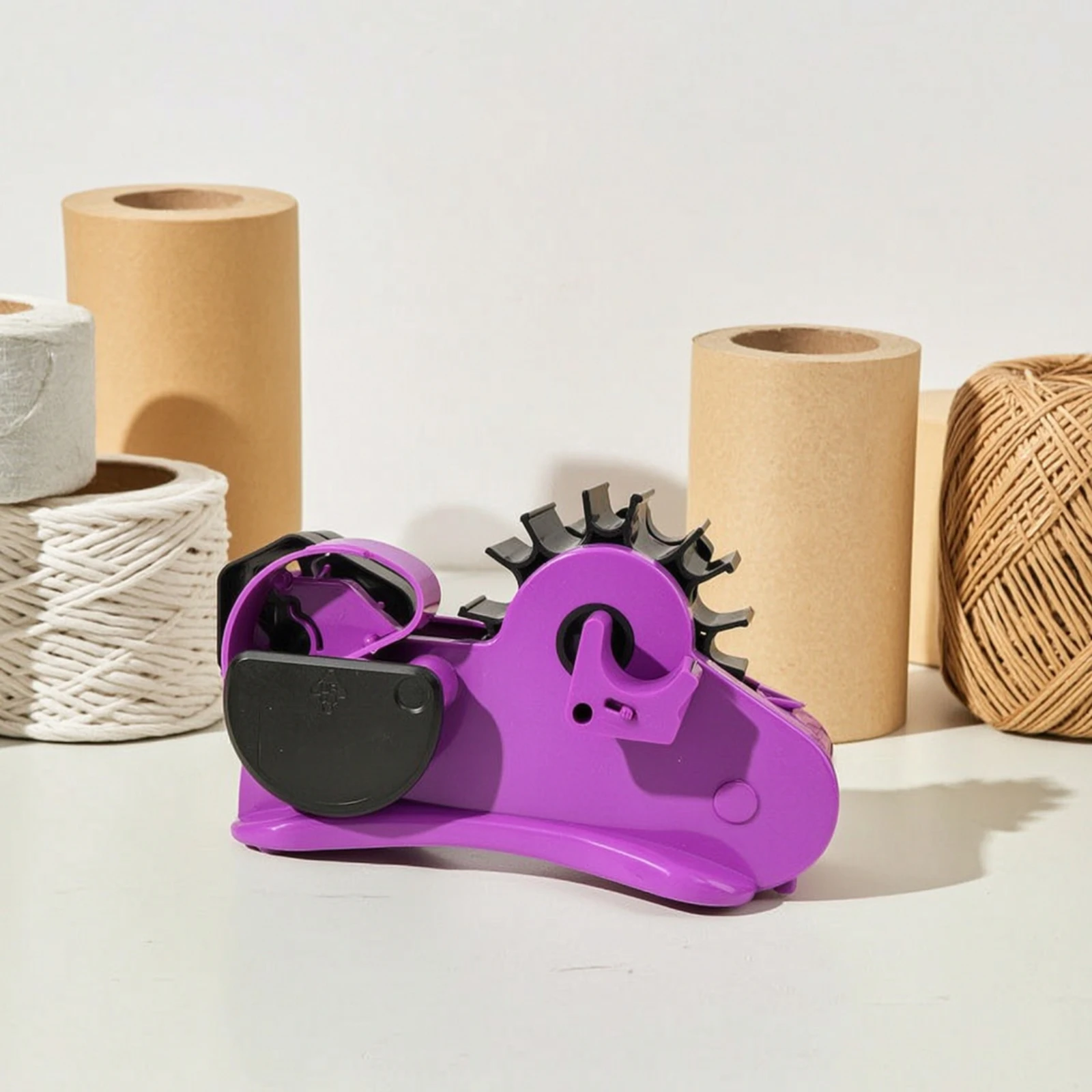Tape Dispenser with Storage Low-Height Desktop Tape Dispenser Stationery Space-Saving Refillable for Office Workers
Tape Dispenser with Storage Low-Height Desktop Tape Dispenser Stationery Space-Saving Refillable for Office Workers