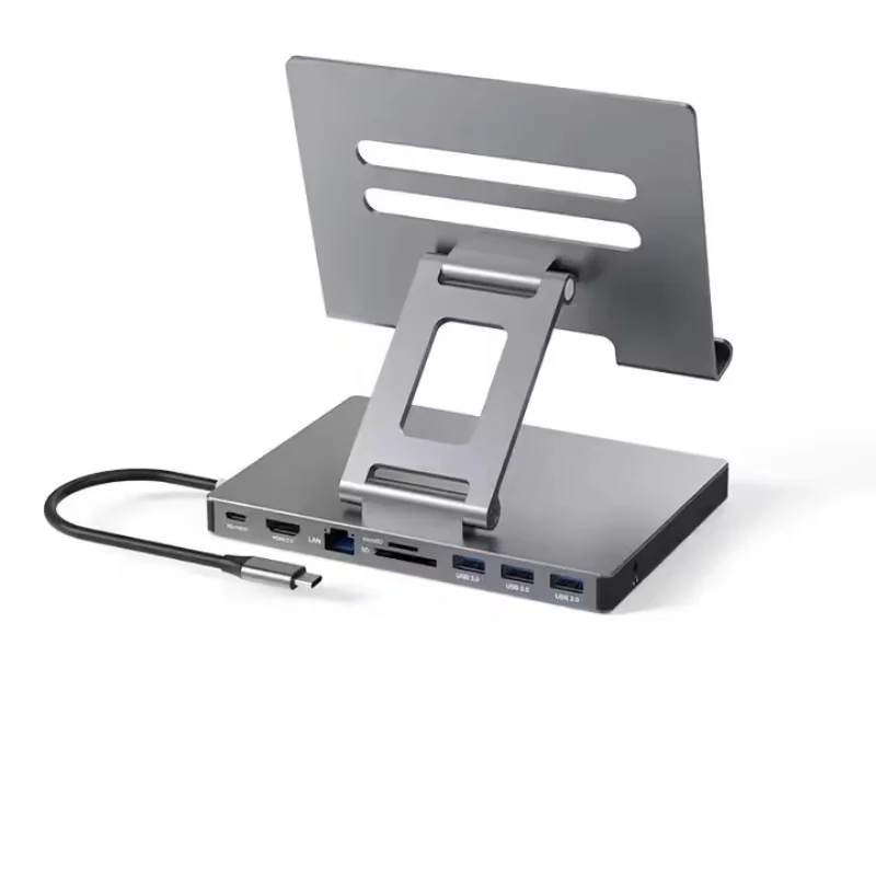 8 In 1 USB3.0 C Docking Station Smart Aluminium Metal USB Type C Hub With PD Charging
8 In 1 USB3.0 C Docking Station Smart Aluminium Metal USB Type C Hub With PD Charging