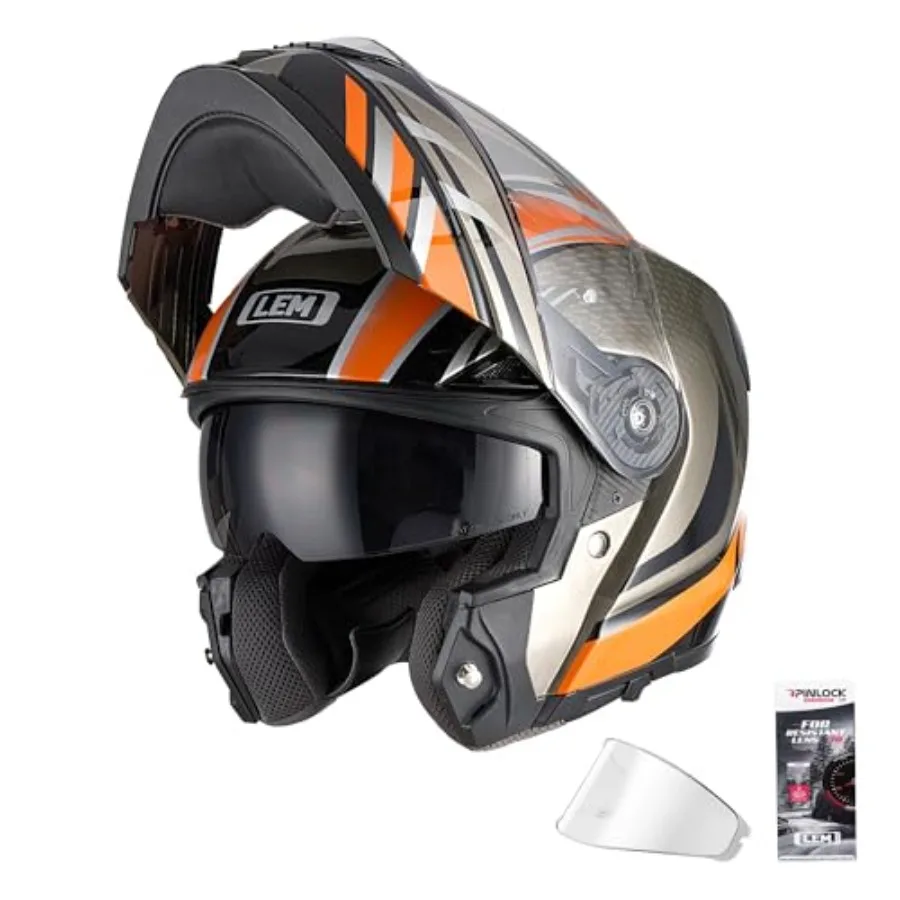 Touring motorcycle helmet with fiberglass shell orange color modular flip-up design DOT certified lightweight with sun visor re
Touring motorcycle helmet with fiberglass shell orange color modular flip-up design DOT certified lightweight with sun visor re