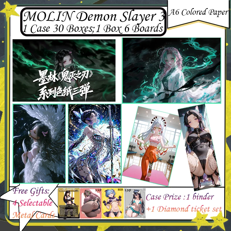 MOLIN Demon Slayer 3 A6 Цветная бумага Аниме Kimetsu Yaiba Tanjirou Kamado Nezuko Card Детский подарок Карты Demon Slayer
MOLIN Demon Slayer 3 A6 Цветная бумага Аниме Kimetsu Yaiba Tanjirou Kamado Nezuko Card Детский подарок Карты Demon Slayer
