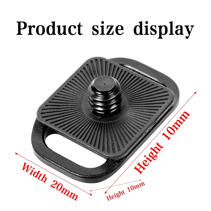 Camera tripod quick mounting plate base universal quick dismounting SLR support hydraulic cloud panel camera base plate
Camera tripod quick mounting plate base universal quick dismounting SLR support hydraulic cloud panel camera base plate