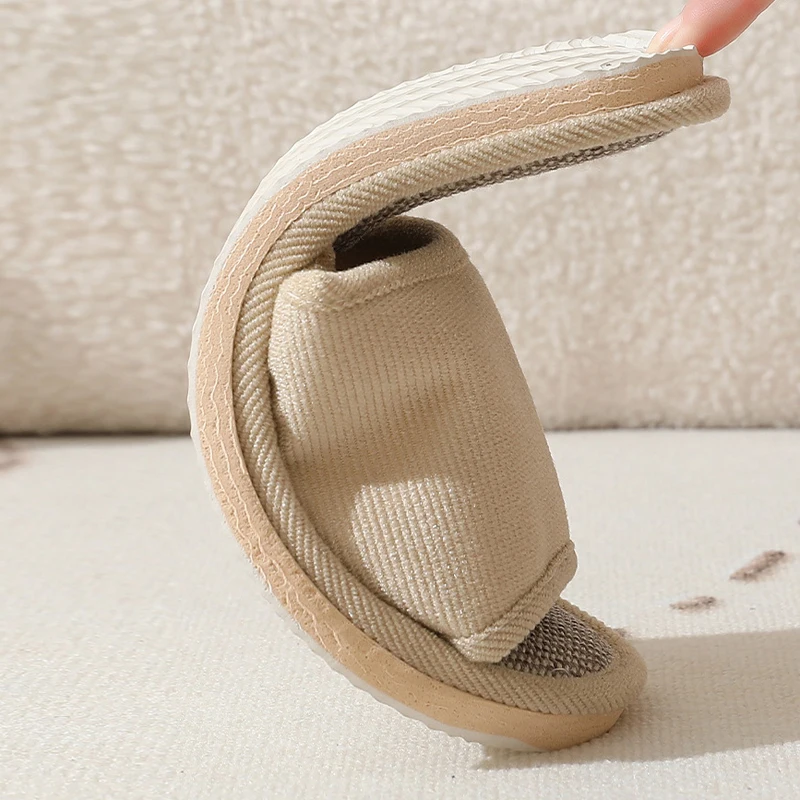 Women Mute Linen Slippers Indoor Men Home Breathable Slides Couples Anti-slip Travel Shoes Comfortable Flats Guest Slippers
Women Mute Linen Slippers Indoor Men Home Breathable Slides Couples Anti-slip Travel Shoes Comfortable Flats Guest Slippers