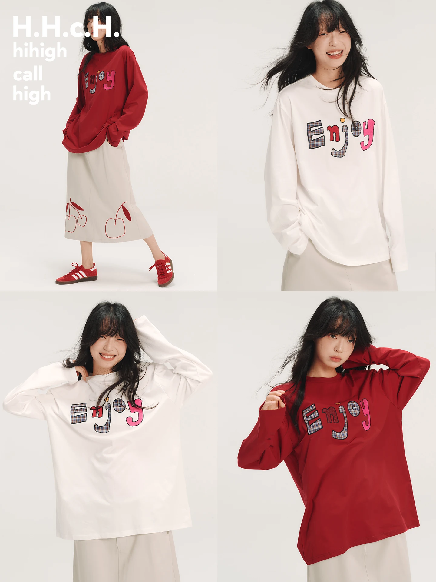 Футболка с длинным рукавом HH Enjoy Theme Color Blo с вышивкой букв, в стиле пэчворк, контрастных цветов, из смесового хлопка и полиэстера
Футболка с длинным рукавом HH Enjoy Theme Color Blo с вышивкой букв, в стиле пэчворк, контрастных цветов, из смесового хлопка и полиэстера