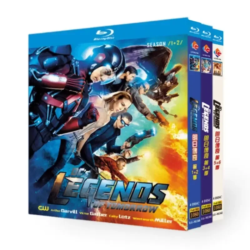 BD Blu-ray Disc DC Legends of Tomorrow Seasons 1–7 American TV Series 1080p Box Set with Chinese and English Subtitles
BD Blu-ray Disc DC Legends of Tomorrow Seasons 1–7 American TV Series 1080p Box Set with Chinese and English Subtitles