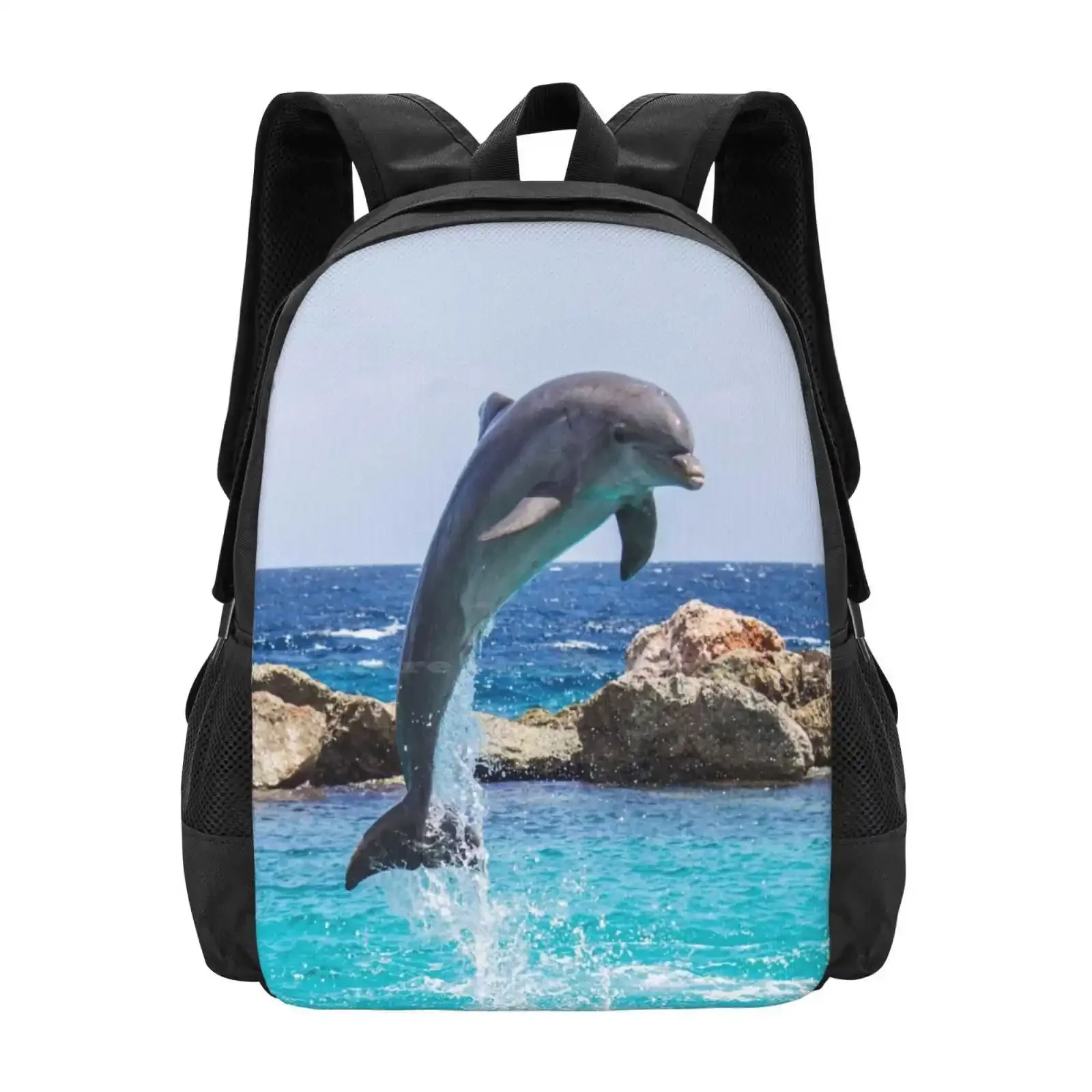 Dolphin Teen College Student Backpack Pattern Design Bags Dolphin
Dolphin Teen College Student Backpack Pattern Design Bags Dolphin