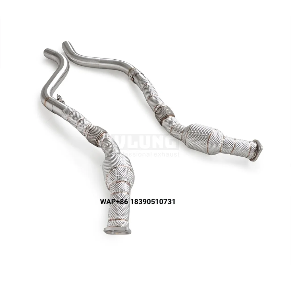 High Flow Sport Exhaust Downpipe Head Insulated Stainless Steel Exhaust Parts for Chrysler 300C 5.7 2004 - 2023
High Flow Sport Exhaust Downpipe Head Insulated Stainless Steel Exhaust Parts for Chrysler 300C 5.7 2004 - 2023