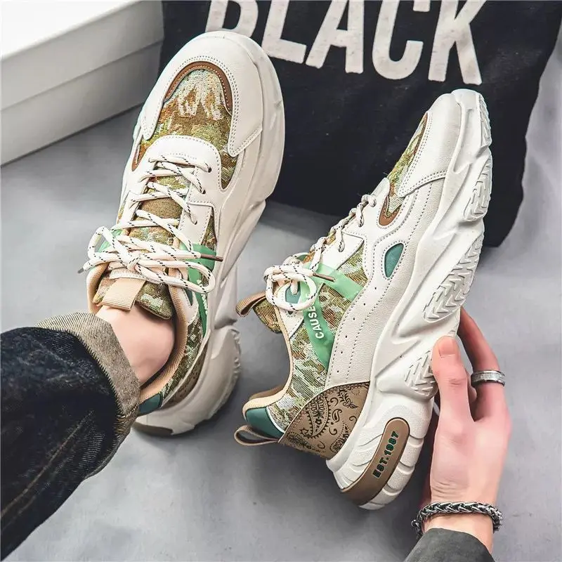 New Sneakers for Men Fashion Thick Sole Casual Shoes Breathable Sport Running Shoes for Men Tennis Training Shoes Zapatillas
New Sneakers for Men Fashion Thick Sole Casual Shoes Breathable Sport Running Shoes for Men Tennis Training Shoes Zapatillas