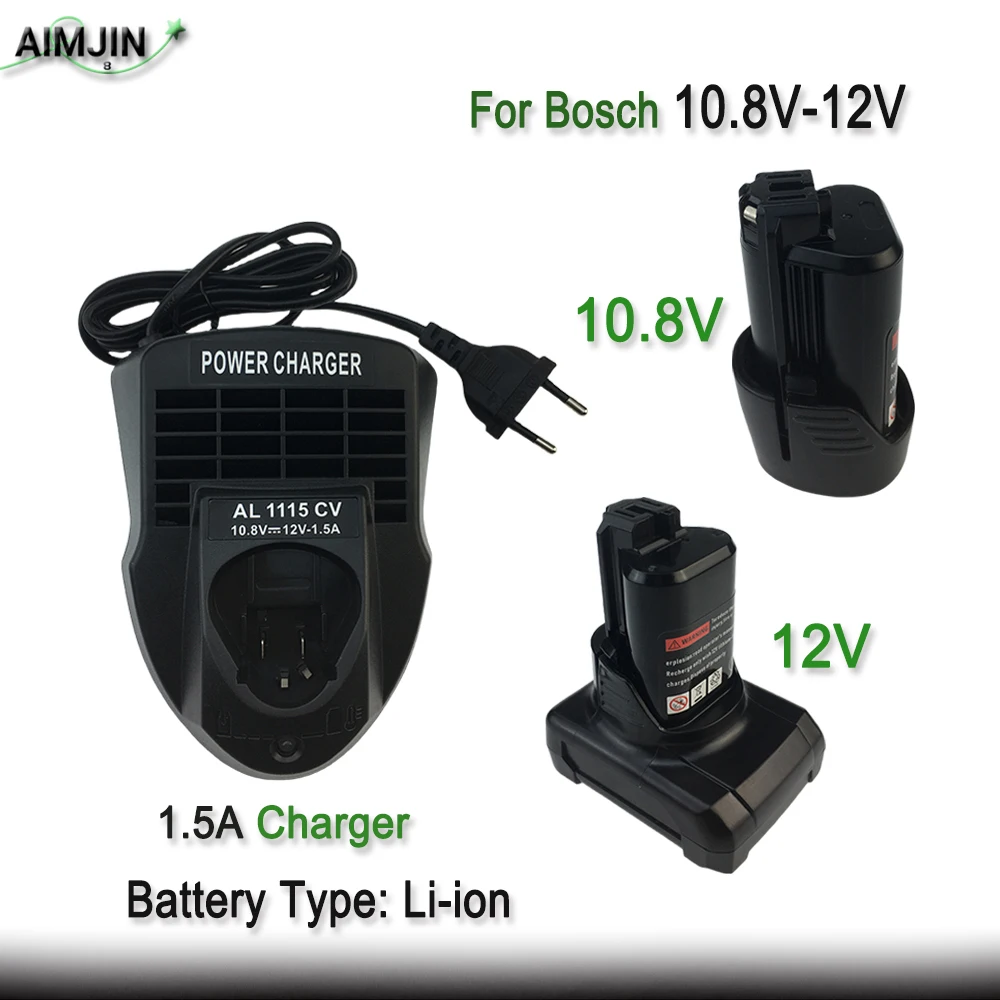 10.8V-12V Li-ion Rechargeable Battery With Charger Suitable For Bosch Wireless Power Tool Battery
10.8V-12V Li-ion Rechargeable Battery With Charger Suitable For Bosch Wireless Power Tool Battery