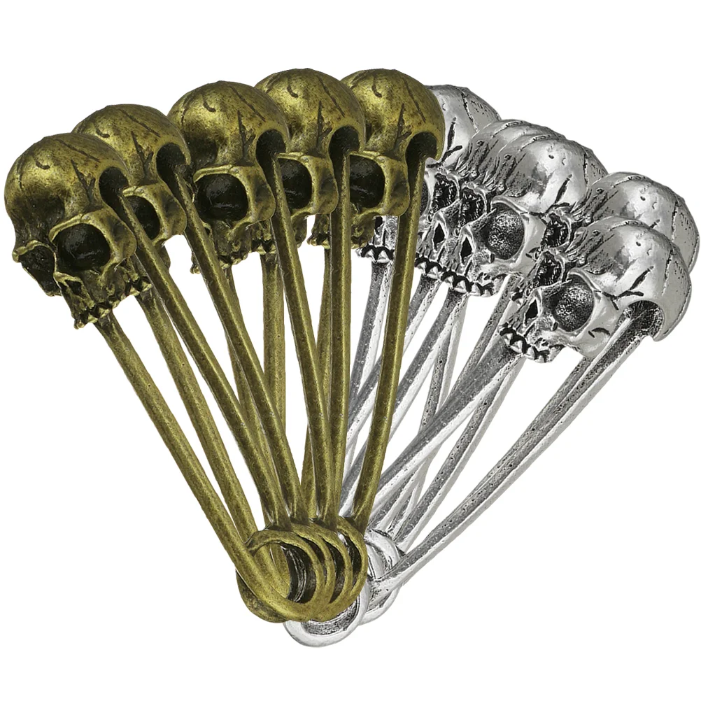 20pcs Skull Safety Alloy Silver Bronze Decorative Brooches Reusable Clothing Accessories Charm Pin for Dress Bag
20pcs Skull Safety Alloy Silver Bronze Decorative Brooches Reusable Clothing Accessories Charm Pin for Dress Bag