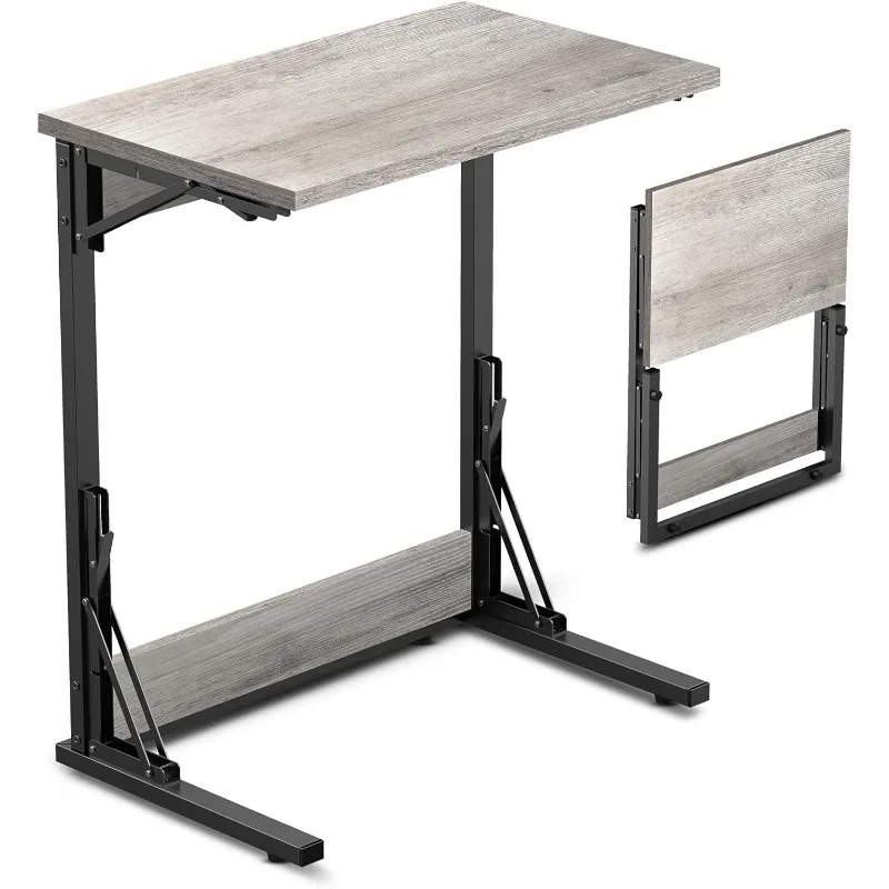24" Folding C Shaped End Table, Small Sofa Side Laptop Desk, Couch TV Tray Table for Living Room, Bedroom,
24" Folding C Shaped End Table, Small Sofa Side Laptop Desk, Couch TV Tray Table for Living Room, Bedroom,