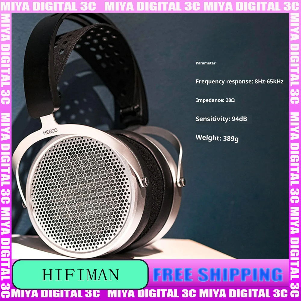 HIFIMAN HE600 Flat Headphones Ultra Nano Diaphragm Orthodynamic Hifi Wired Headphones Ergonomics Music Gamer Gifts
HIFIMAN HE600 Flat Headphones Ultra Nano Diaphragm Orthodynamic Hifi Wired Headphones Ergonomics Music Gamer Gifts
