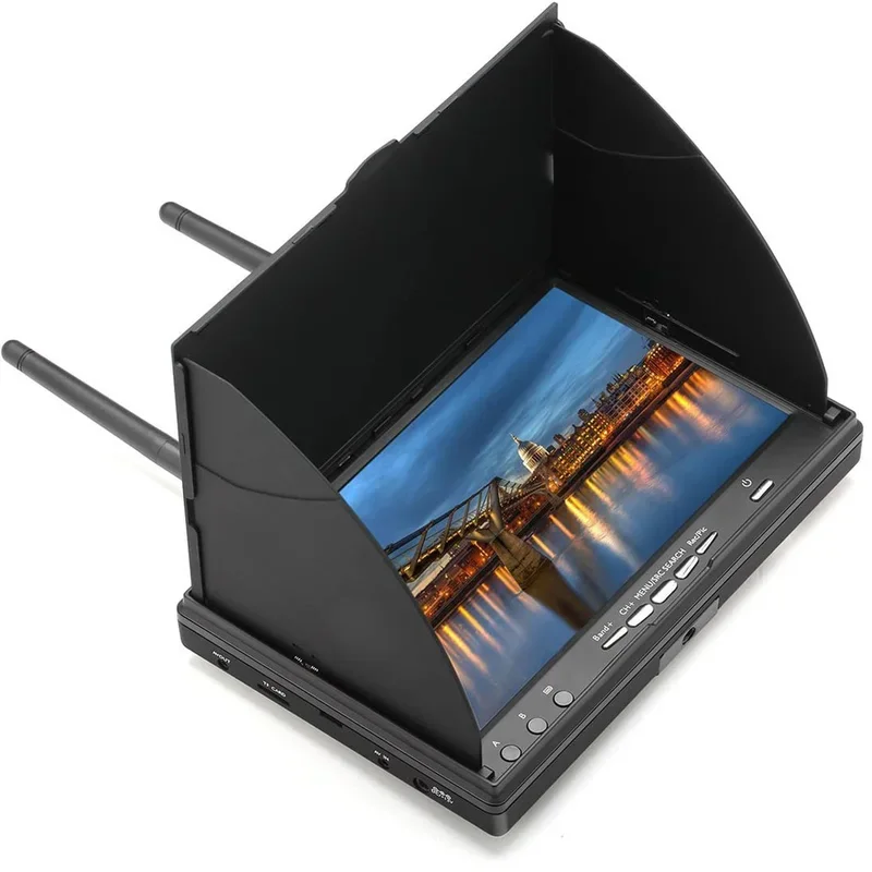 7 Inch FPV 800*480 Resolution 5.8G 40CH HD And High-brightness Display Screen With DVR Built-in Battery For FPV
7 Inch FPV 800*480 Resolution 5.8G 40CH HD And High-brightness Display Screen With DVR Built-in Battery For FPV