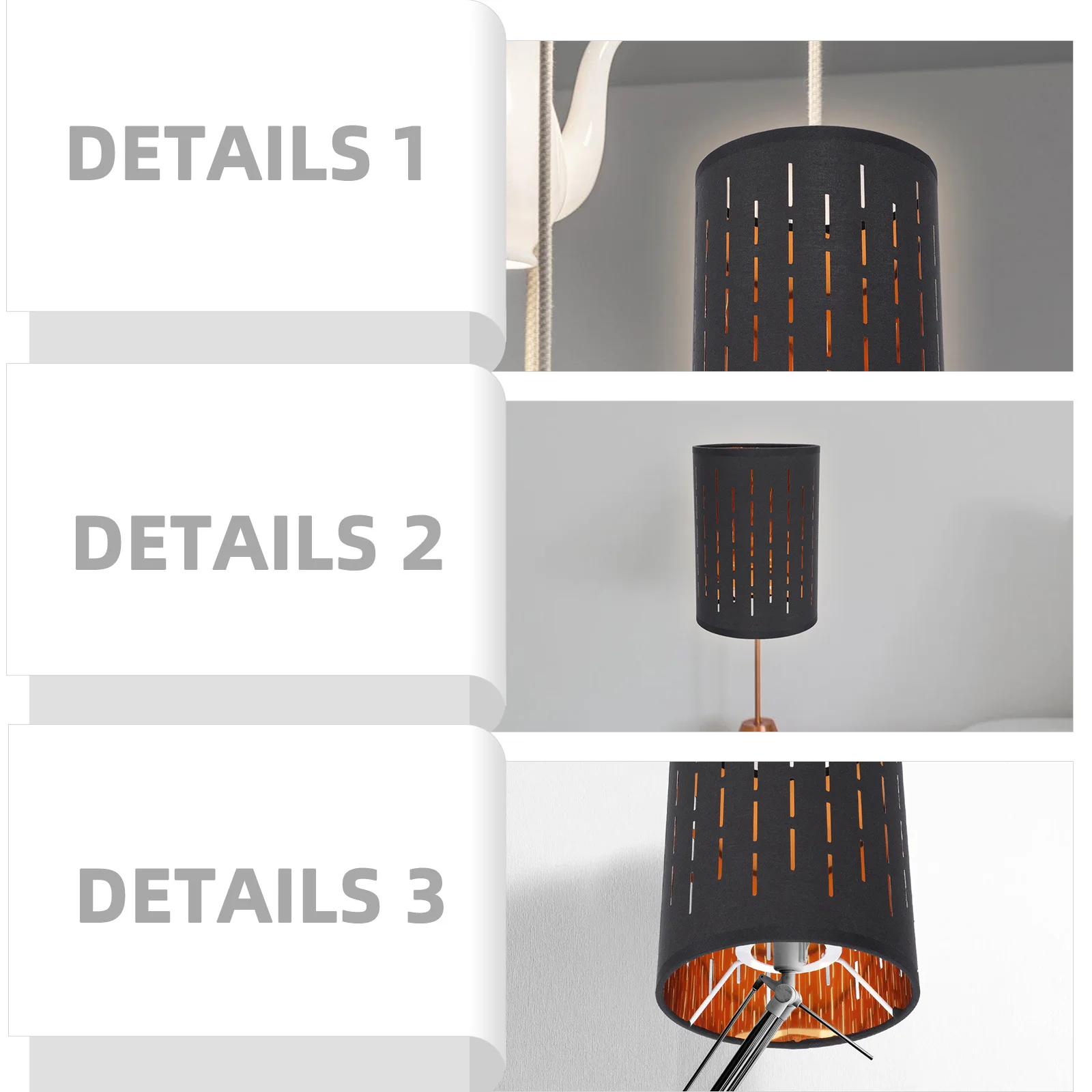Round Hollow Lampshade 140mm Black Outer Gold Inner E27 Base Bedroom Study Living Room Decorative Practical Lamp Cover
Round Hollow Lampshade 140mm Black Outer Gold Inner E27 Base Bedroom Study Living Room Decorative Practical Lamp Cover