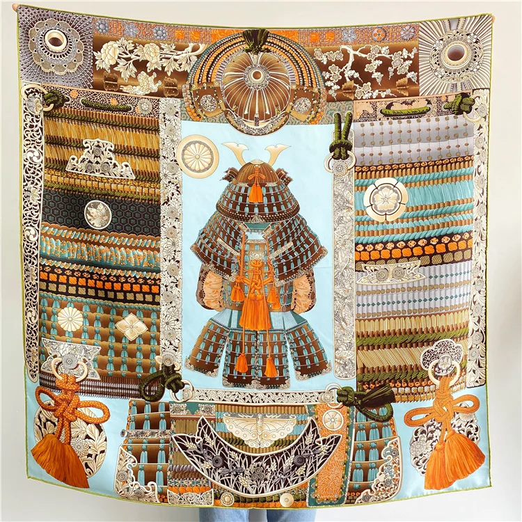 Japanese Silk Scarf 90cm Women Square Twill Bandanas Luxury Head Shawls Bag Belt Decoration Neck Hair Accessories
Japanese Silk Scarf 90cm Women Square Twill Bandanas Luxury Head Shawls Bag Belt Decoration Neck Hair Accessories