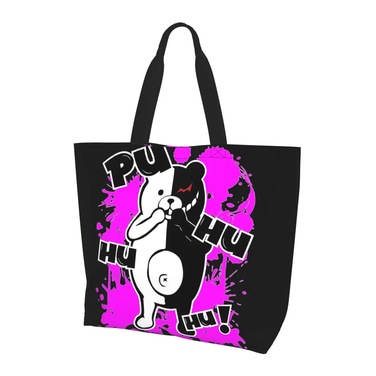 Monokuma Danganronpa - Puhuhuhu Shopping Tote Bag Canvas Large Capacity Shoulder Bags Shopper Grocery Handbag for Women
Monokuma Danganronpa - Puhuhuhu Shopping Tote Bag Canvas Large Capacity Shoulder Bags Shopper Grocery Handbag for Women