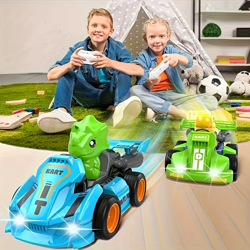 ABS Detachable Dinosaur RC Kart, 2.4G 360° Rotation, LED & Music, Smooth Edge Toddler Remote Control Car,Kids Birthday Xmas Gift
ABS Detachable Dinosaur RC Kart, 2.4G 360° Rotation, LED & Music, Smooth Edge Toddler Remote Control Car,Kids Birthday Xmas Gift