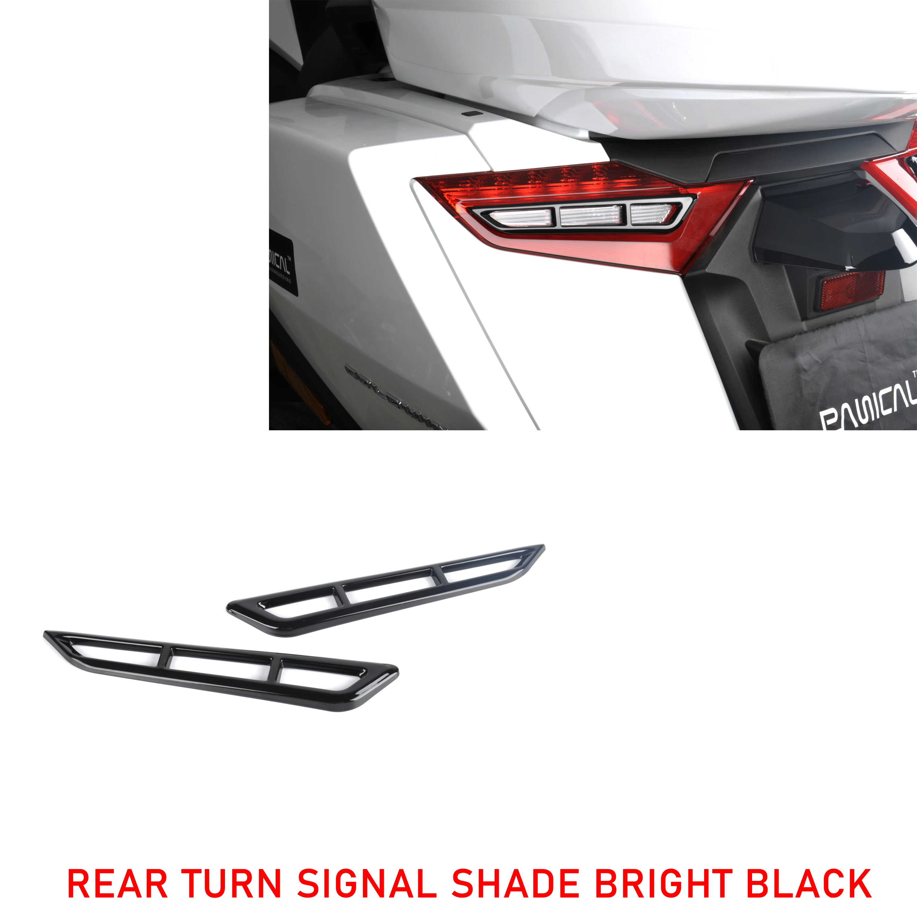 For Honda Goldwing 1800 GL1800 F6B Motorcycle Rear Tail Light Turn Signals Guard Decorative Protection Cover 2018-2023 Black
For Honda Goldwing 1800 GL1800 F6B Motorcycle Rear Tail Light Turn Signals Guard Decorative Protection Cover 2018-2023 Black
