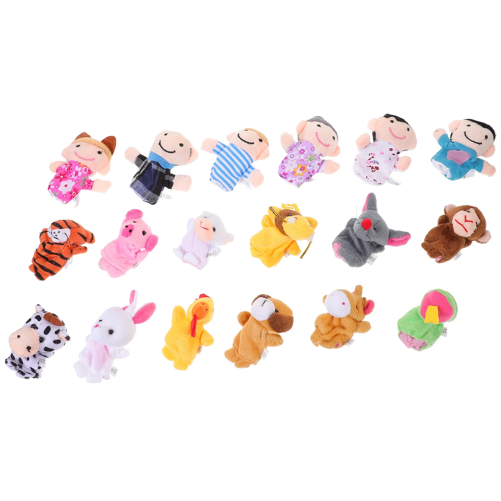 18 Pcs The Marionettes Finger Puppets Animal Play House Accessories Baby Toys for Toddlers
18 Pcs The Marionettes Finger Puppets Animal Play House Accessories Baby Toys for Toddlers