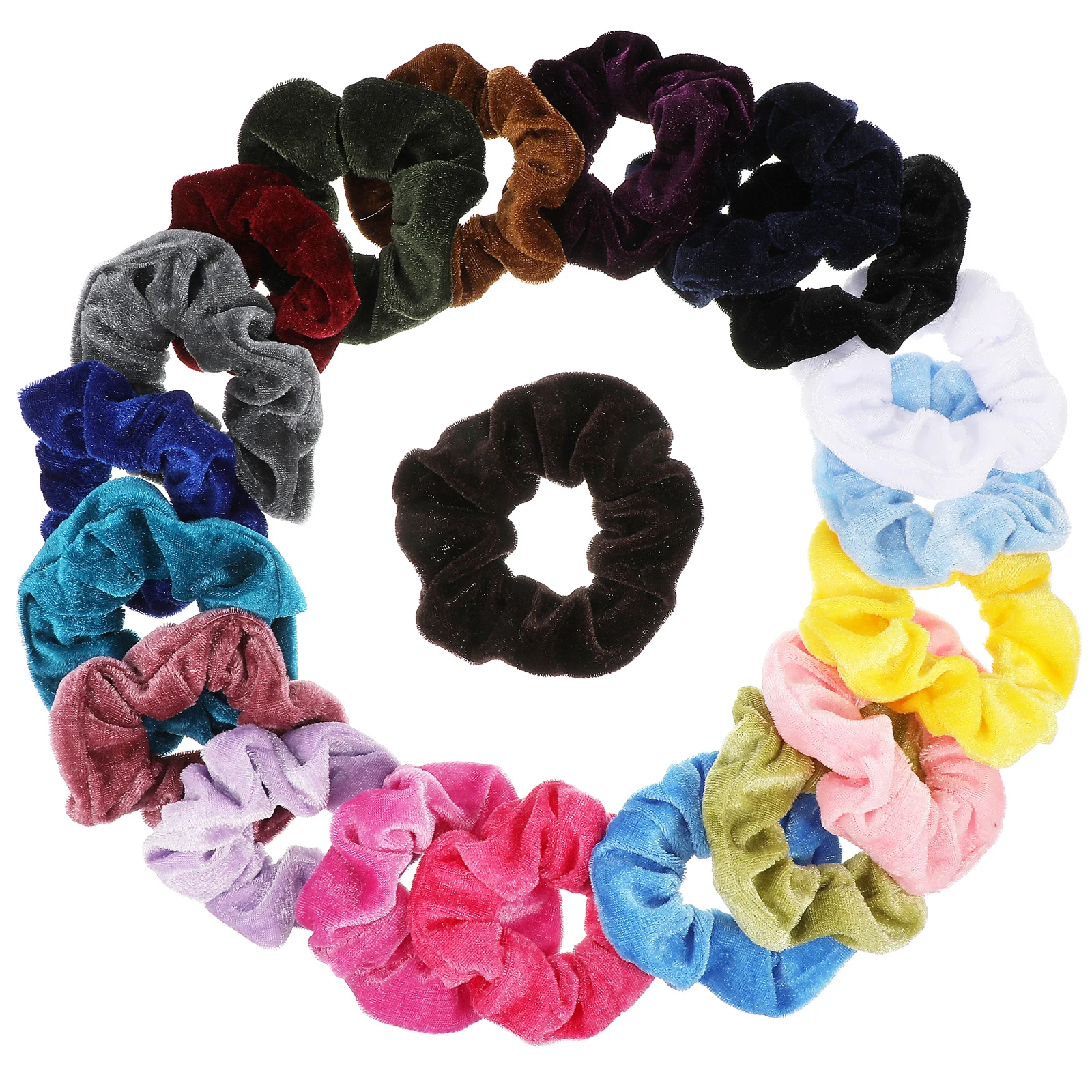 20pcs Elastic Velvet Scrunchies Colorful Large Bands Women Hair Ties Ponytail Holder Styling Accessories Hair Care Tools
20pcs Elastic Velvet Scrunchies Colorful Large Bands Women Hair Ties Ponytail Holder Styling Accessories Hair Care Tools