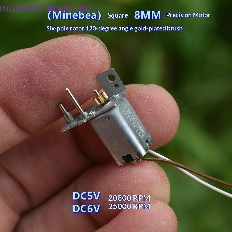Mini 6-pole Rotor Motor 8mm Square Micro Electric 3V 5V 6V for DIY Robotics Educational STEM Projects
Mini 6-pole Rotor Motor 8mm Square Micro Electric 3V 5V 6V for DIY Robotics Educational STEM Projects