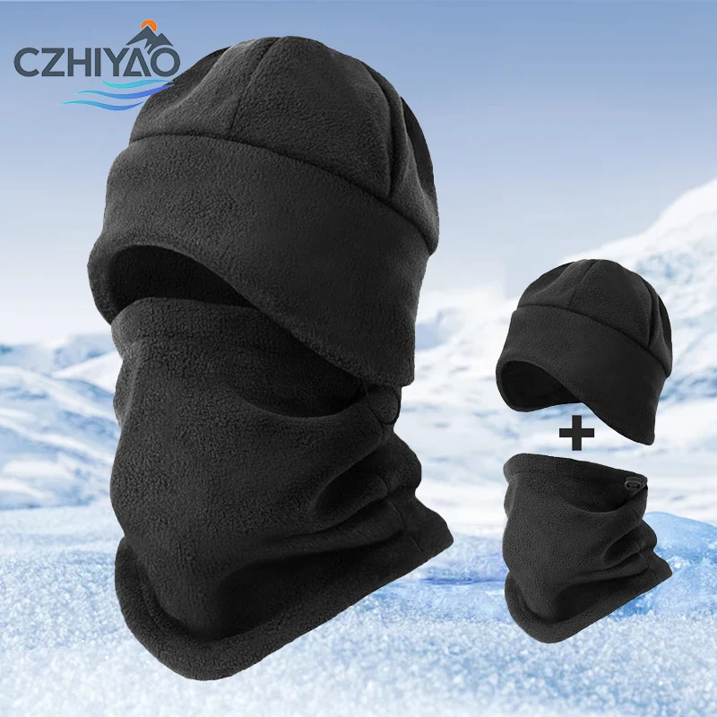 CZHIYAO Winter Beanie Hat Scarf Set with Ear Flaps for Men Women Knit Fleece Lined Skull Cap Windproof Neck Warmer Gaiter
CZHIYAO Winter Beanie Hat Scarf Set with Ear Flaps for Men Women Knit Fleece Lined Skull Cap Windproof Neck Warmer Gaiter
