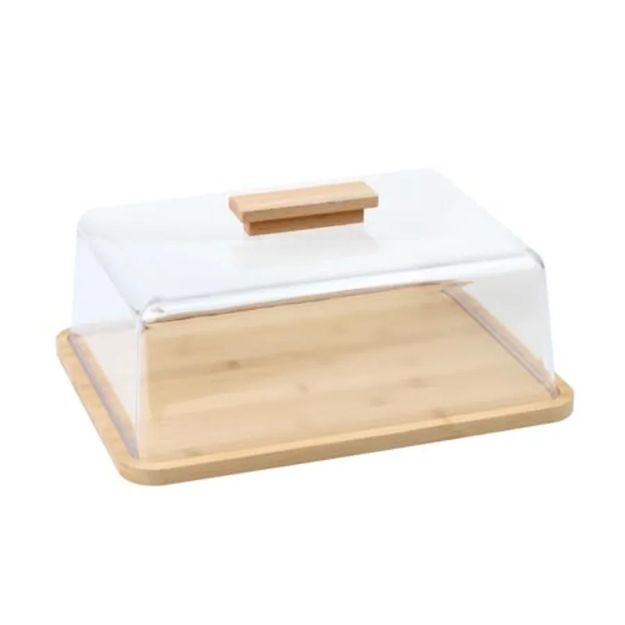 Acrylic Dessert Plate with Base Bamboo Cake Tray with Clear Acrylic Cover Cake Fruit Display Server Tray for Kitchen/Birthday/W
Acrylic Dessert Plate with Base Bamboo Cake Tray with Clear Acrylic Cover Cake Fruit Display Server Tray for Kitchen/Birthday/W