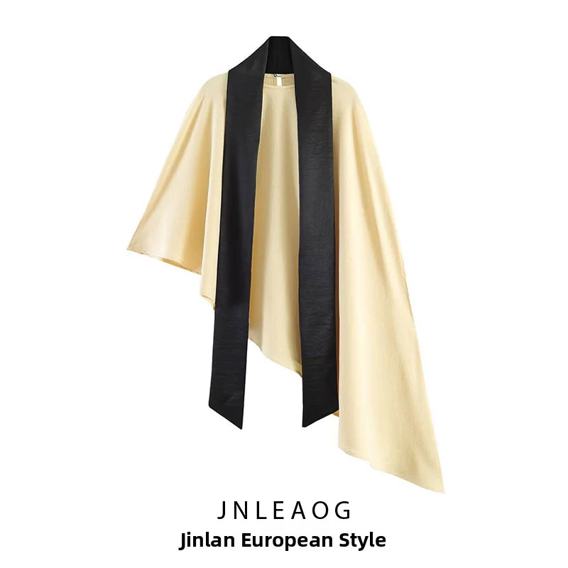 Asymmetric Scarf Shirt Women's Fashion Design Summer New Style JNLEAOG Polyester Long Sleeve Shirt European Style Polyester F...
Asymmetric Scarf Shirt Women's Fashion Design Summer New Style JNLEAOG Polyester Long Sleeve Shirt European Style Polyester F...