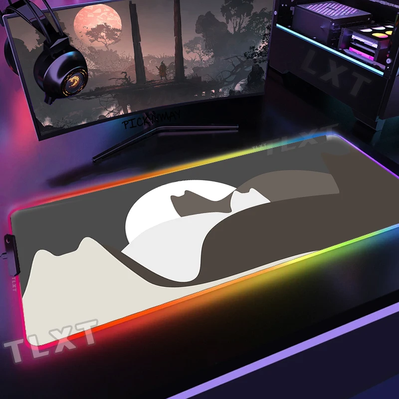 Cat Large RGB Mouse Pad XXL Gaming Mousepad LED Mouse Mat Gamer Mousepads Luminous Cute Table Mats Desk Pads With Backlit
Cat Large RGB Mouse Pad XXL Gaming Mousepad LED Mouse Mat Gamer Mousepads Luminous Cute Table Mats Desk Pads With Backlit