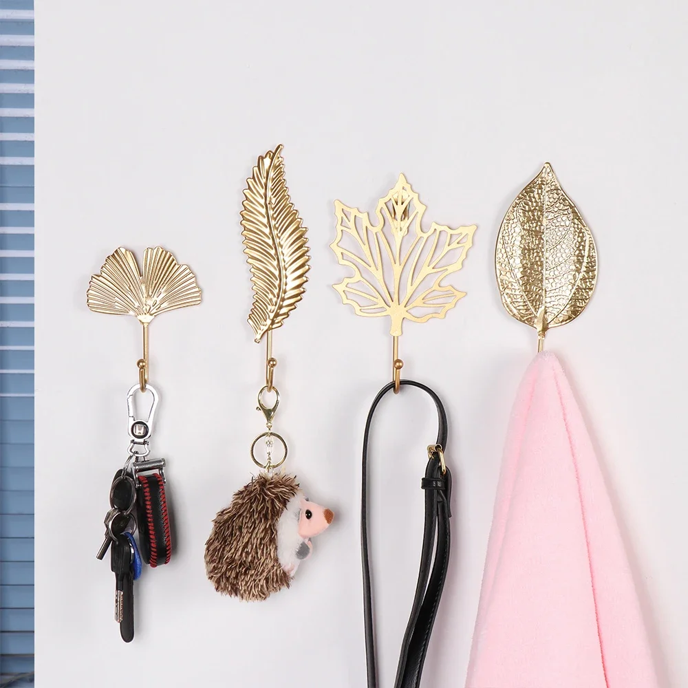 Hot Sale Nordic Style Leaf Shape Hanging Rack Wrought Iron Hook Wall Hanger Decoration Bathroom Organization Closet organizer
Hot Sale Nordic Style Leaf Shape Hanging Rack Wrought Iron Hook Wall Hanger Decoration Bathroom Organization Closet organizer