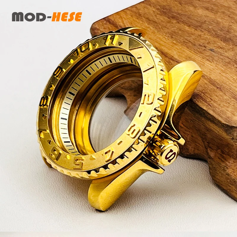 41mm Gold SKX007 Watch Cases NH35 Case Fit for NH34 NH35 NH36 7S26 Movement Sapphire Crystal Glass SRPD Men Diving Case
41mm Gold SKX007 Watch Cases NH35 Case Fit for NH34 NH35 NH36 7S26 Movement Sapphire Crystal Glass SRPD Men Diving Case