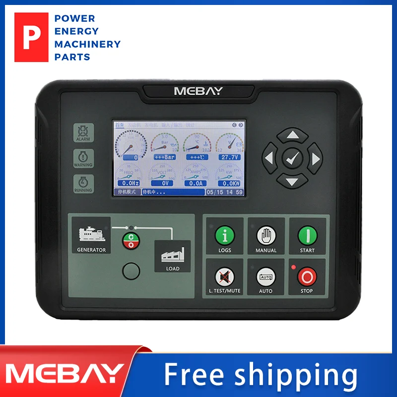 DC80DR MK3 Generator Accessory Start Stop Original Generator Set Controller Module RS485 PC Monitoring Control Board
DC80DR MK3 Generator Accessory Start Stop Original Generator Set Controller Module RS485 PC Monitoring Control Board