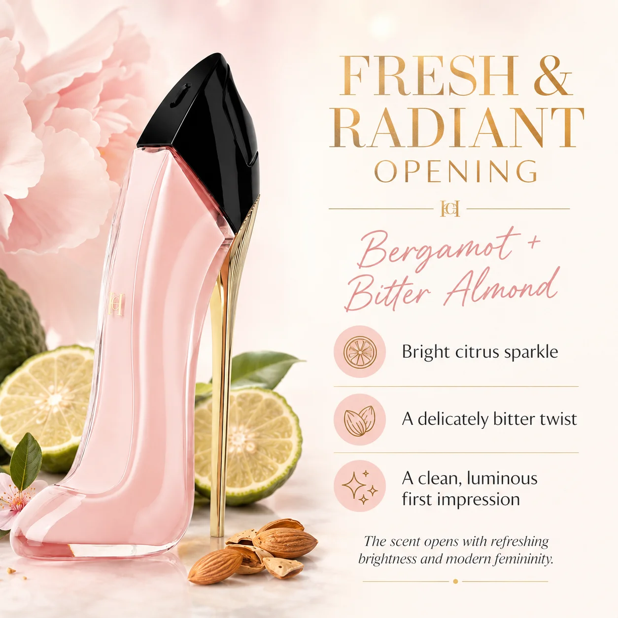 Carolina Herrera Good Girl Blush Women Eau de Parfum 2.7oz 80ml Pink High Heel Bottle Romantic Feminine Perfume Gift
Carolina Herrera Good Girl Blush Women Eau de Parfum 2.7oz 80ml Pink High Heel Bottle Romantic Feminine Perfume Gift