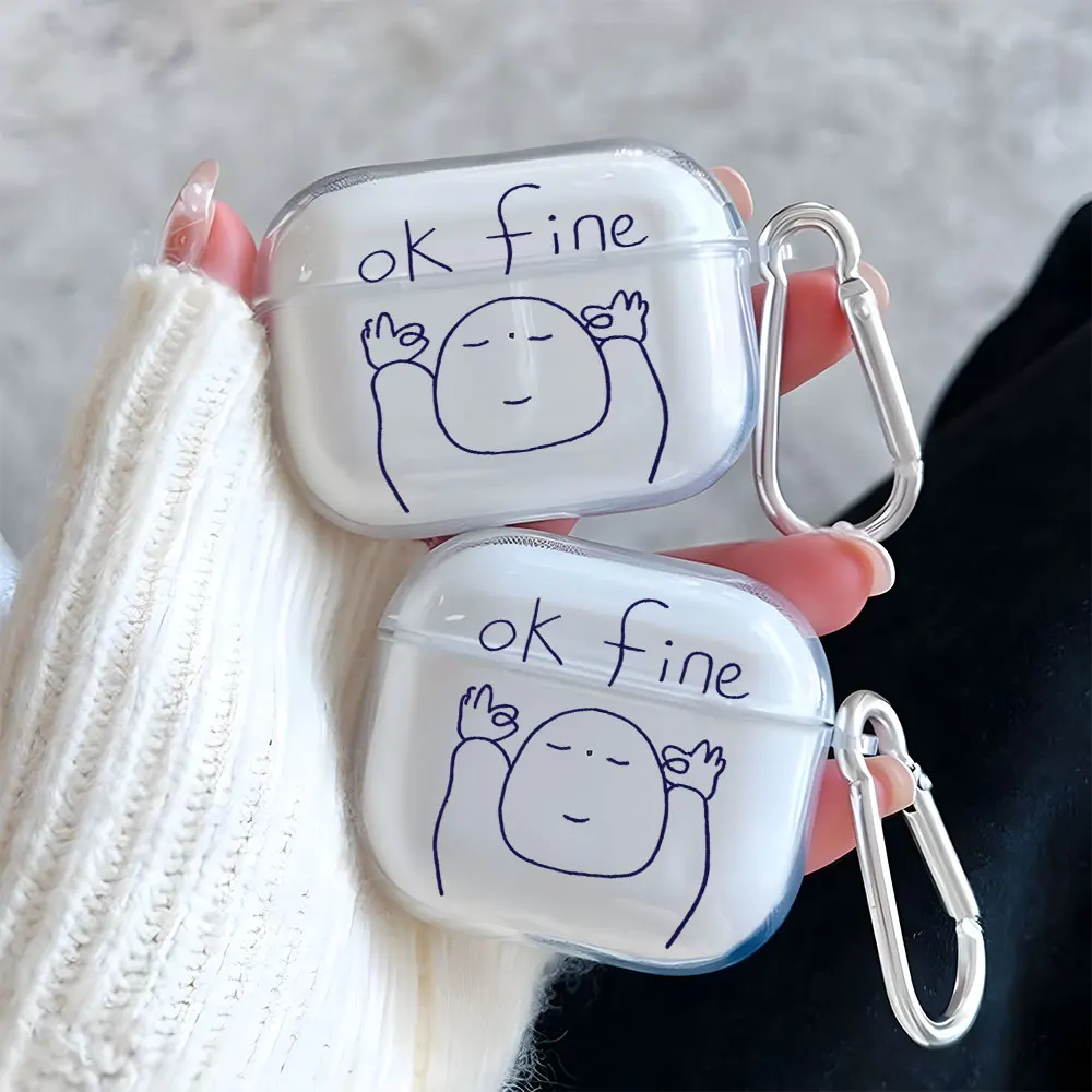 Funny Cartoon Pattern Clear Earphone Case for AirPods 1/2/3/4 Earbuds Case For AirPods Pro 3/Pro 2/Pro TPU Protective Cover
Funny Cartoon Pattern Clear Earphone Case for AirPods 1/2/3/4 Earbuds Case For AirPods Pro 3/Pro 2/Pro TPU Protective Cover