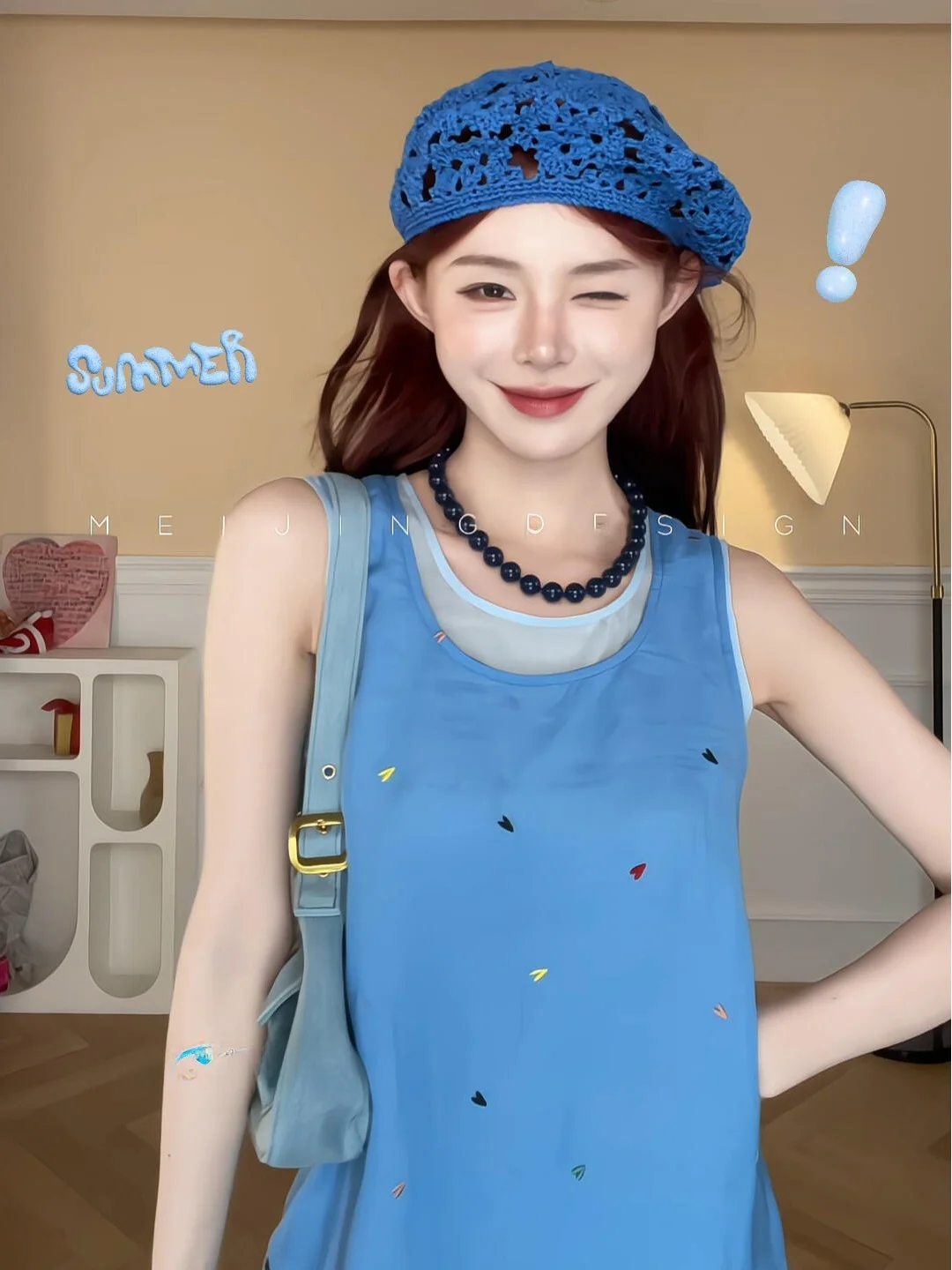 Parkyeon Summer New Sweet Heart Print Sleeveless Loose Slimming Vest Dress Korean Style Casual Fashion Women's Dress
Parkyeon Summer New Sweet Heart Print Sleeveless Loose Slimming Vest Dress Korean Style Casual Fashion Women's Dress