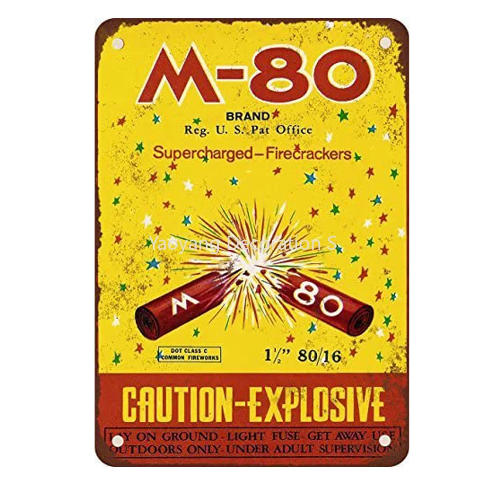 Tin Sign Metal Plaque Supercharged Firecrackers Caution Explosive Poster Home Shopping Mall Wall Decoration Retro Metal Plate
Tin Sign Metal Plaque Supercharged Firecrackers Caution Explosive Poster Home Shopping Mall Wall Decoration Retro Metal Plate