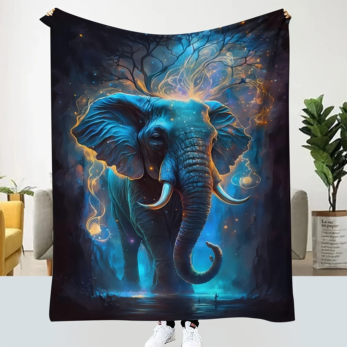 Mystical Elephant: A Soft, Cozy Blanket with a Magical, Vibrant Design to Brighten Your Space and Warm Your Heart
Mystical Elephant: A Soft, Cozy Blanket with a Magical, Vibrant Design to Brighten Your Space and Warm Your Heart