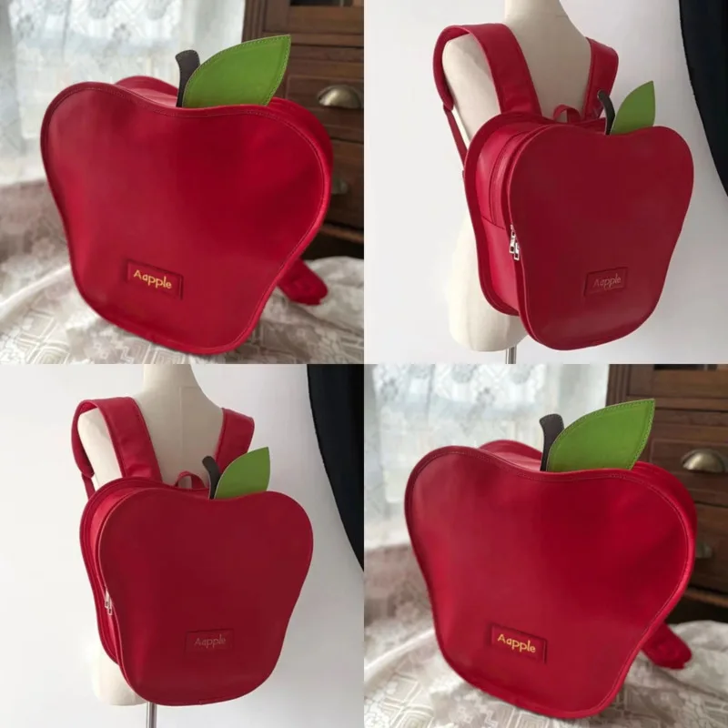 Y2K Back To School Apple Backpacks Red PU Itabag Kawaii Versatile Pear Shoulder Bag Large Capacity Student Contrast Zipper Bag
Y2K Back To School Apple Backpacks Red PU Itabag Kawaii Versatile Pear Shoulder Bag Large Capacity Student Contrast Zipper Bag