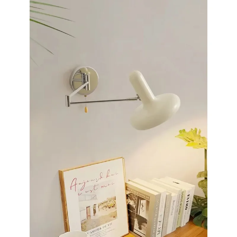 Bedside Wall Lamp LED E27 Bulbs Living Room Wall Lamp Cream Style Nordic Creative Retractable Creative Minimalist
Bedside Wall Lamp LED E27 Bulbs Living Room Wall Lamp Cream Style Nordic Creative Retractable Creative Minimalist