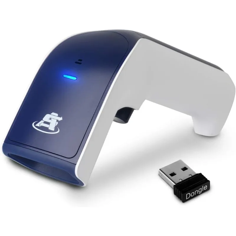 Беспроводной портативный 1D Bluetooth-сканер штрих-кода: ручной сканер 3-в-1, беспроводной перезаряжаемый сканирующий пистолет для инвентаря -
Беспроводной портативный 1D Bluetooth-сканер штрих-кода: ручной сканер 3-в-1, беспроводной перезаряжаемый сканирующий пистолет для инвентаря -
