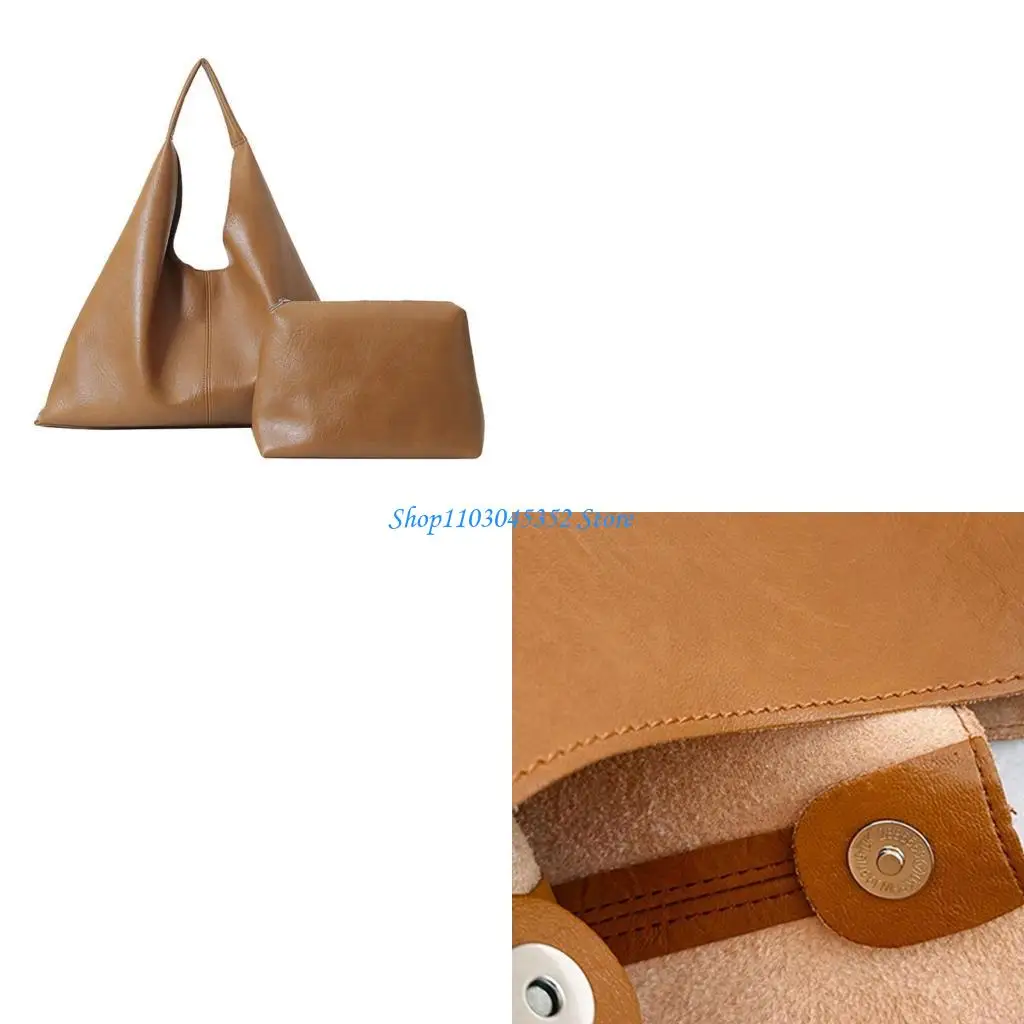 Vintage Women's PU Leather Handbag Purse And Underarm Bag Set Large Capacity Shoulder Handbags For Daily Use
Vintage Women's PU Leather Handbag Purse And Underarm Bag Set Large Capacity Shoulder Handbags For Daily Use