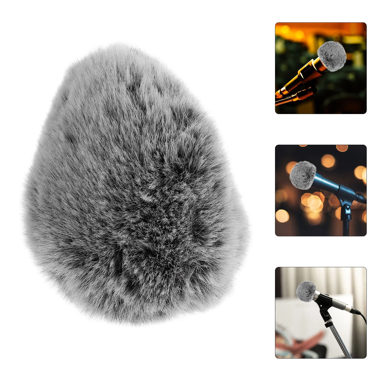 Anti-pop Wheat Cover Microphone Accessory Sponge Windscreen Muff Faux Fur Mask Shield
Anti-pop Wheat Cover Microphone Accessory Sponge Windscreen Muff Faux Fur Mask Shield