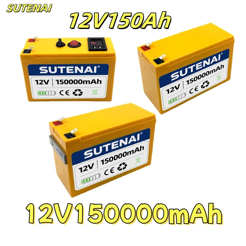 Upgraded LiFePO4 Lithium Battery 12V 150Ah 18650 BatteryPortable Rechargeable Battery Built-in Power display Port Charging
Upgraded LiFePO4 Lithium Battery 12V 150Ah 18650 BatteryPortable Rechargeable Battery Built-in Power display Port Charging