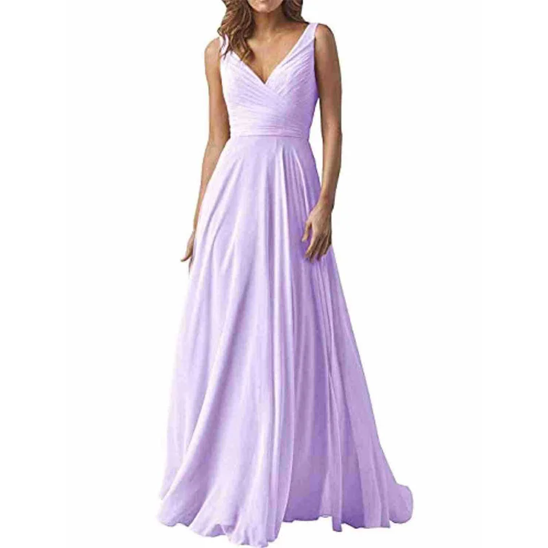 A Line Chiffon V Neck Pleat Elegant Off Shoulder Bridesmaid Dresses Wedding Party Formal Prom Robe De Soiree Lace Up Back
A Line Chiffon V Neck Pleat Elegant Off Shoulder Bridesmaid Dresses Wedding Party Formal Prom Robe De Soiree Lace Up Back
