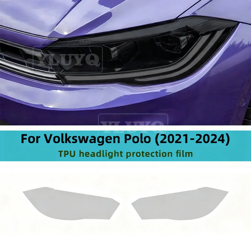 For Volkswagen Polo 2021 2022 2023 2024 Car Headlight Film Anti-scratch Pre-cut Accessories Clear Smoked Protective Sticker
For Volkswagen Polo 2021 2022 2023 2024 Car Headlight Film Anti-scratch Pre-cut Accessories Clear Smoked Protective Sticker